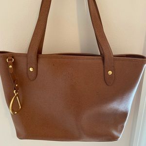 Lauren Ralph Lauren brown leather bag